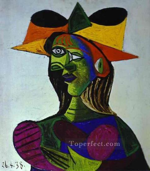 Buste de femme Dora Maar 2 1938 Cubism Oil Paintings